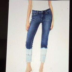 Jordache Blue Crop Jeans 10 NWT